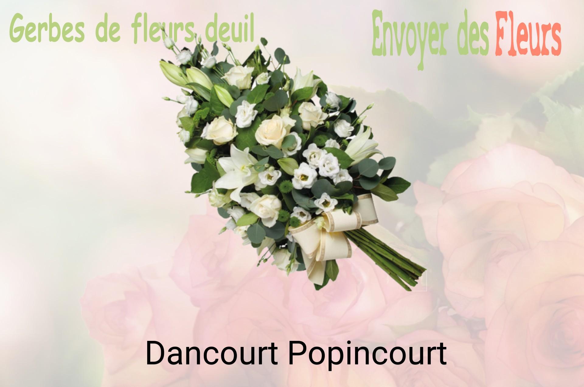 Gerbe de fleurs de deuil livrée à Dancourt-Popincourt